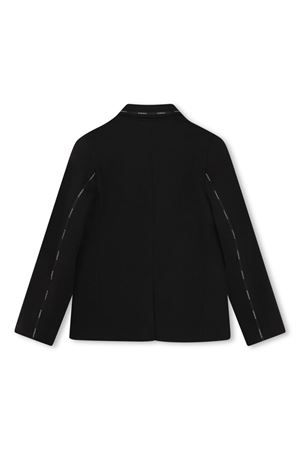 black cotton jacket GIVENCHY KIDS | H3015609B